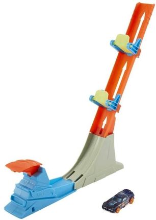 Hot Wheels Action Vertical Power Launch Track Set Fth79 Hfy69