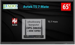 Avtek Monitor Interaktywny Ts 7 Mate 65 Z Ops-3865U Z Windows 10Pro