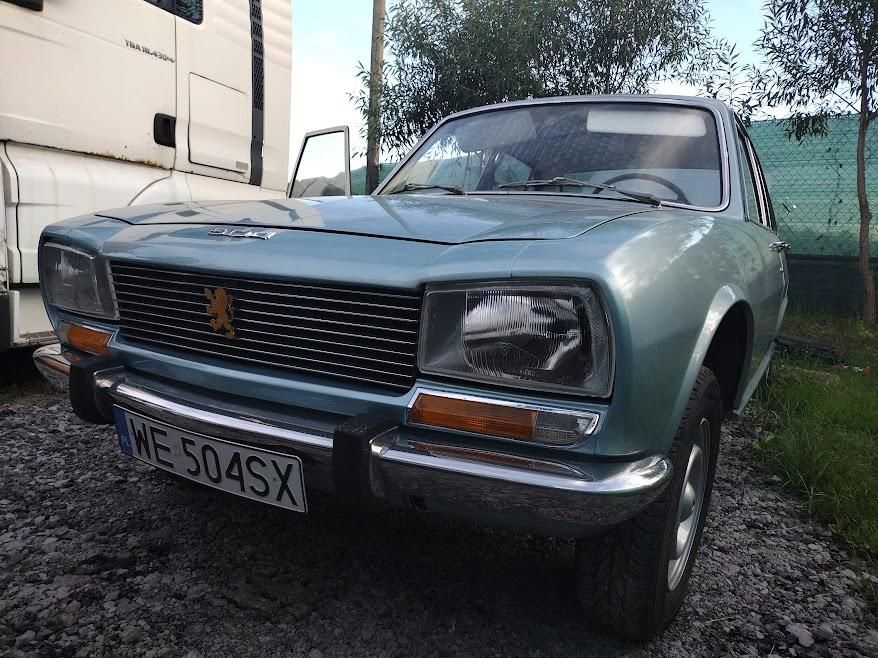 Francuski hrabia Peugeot 504 piękny oldtimer