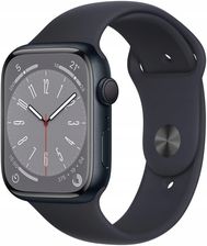 Apple Watch Series 8 GPS 45mm koperta z aluminium północ + opaska sportowa północ (MNP13WBA) - Smartwatche