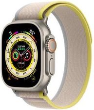 Zdjęcie APPLE Watch Ultra Cellular 49mm Tytanowy z opaską Trail M/L w kolorze żółtym/beżowym (MQFU3WBA) - Warszawa