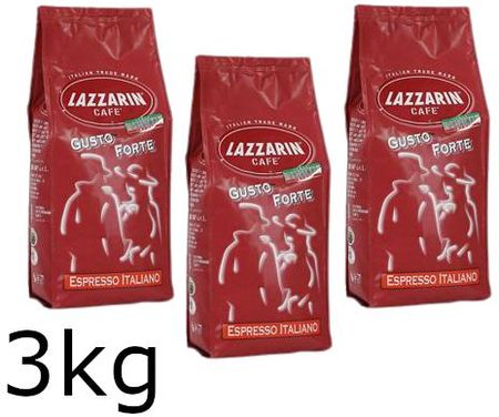 Kawa Ziarnista Włoska Lazzarin Gusto Forte 3Kg