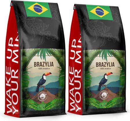 Kawa Brazylia 2Kg Świeżo Palona 100% Arabika