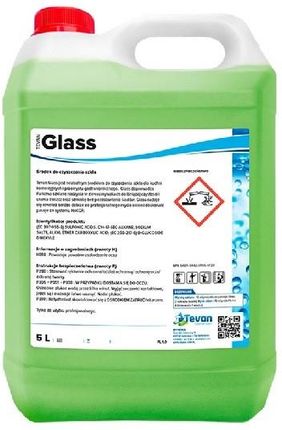 Płyn do mycia okien czyszczenia szkła TEVAN Glass 5 L