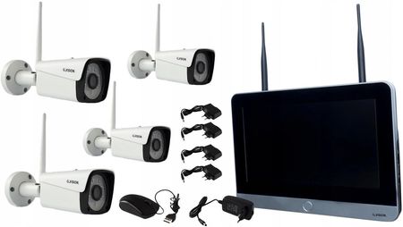 G Vision G Vision Bezprzewodowy Monitoring 4 Kamery Wifi 2Mpx Fullhd (XXX)