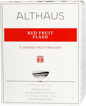 Althaus - Red Fruit Flash Pyra Pack - Herbata 15 Piramidek