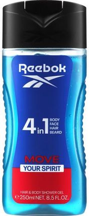 Reebok Żel Pod Prysznic 4W1 Move Your Spirit Hair & Body Shower Gel 250Ml