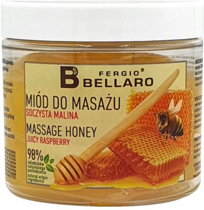 Fergio Bellaro Miód Do Masażu Soczysta Malina Massage Honey Juicy Raspberry 160 G