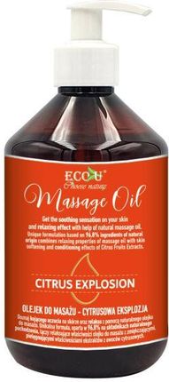 Eco U Olejek Do Masażu Eksplozja Cytrusów Citrus Explosion Massage Oil 500 ml