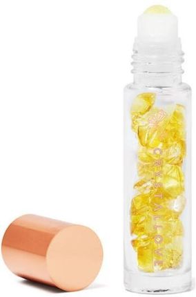 Crystallove Buteleczka Z Kryształkami Bursztynu Cytrynowego Na Olejek Eteryczny 10 Ml Citrine Amber Oil Bottle