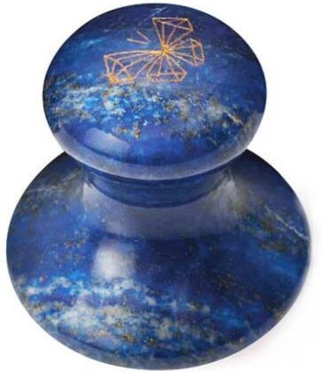 Crystallove Masażer Do Twarzy Lapis Lazuli Mushroom Face Massage