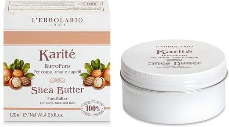 L'Erbolario Czyste Masło Do Ciała Twarzy I Włosów Karite Pure Shea Butter 120 Ml