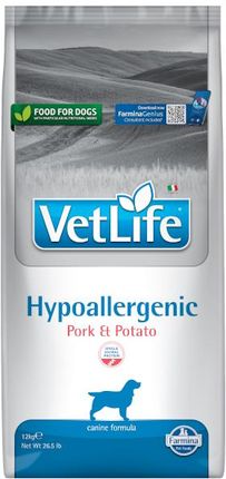 Farmina Vet Life Hypoallergenic Pork & Potato Dog 12Kg