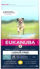 Eukanuba Grain Free Kurczak dla dorosłych psów małych i średnich ras 3kg