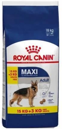Royal Canin Maxi Adult 15kg + 3kg