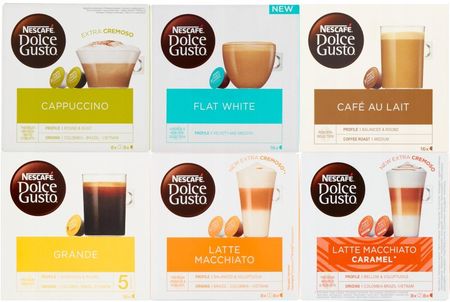 Nescafe Dolce Gusto Kawa Kapsułki Mix Zestaw 96Szt