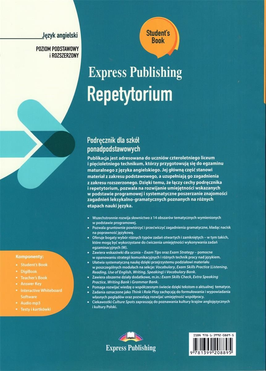Repetytorium J. Angielski Podstawowy Matura 2023 - ceny i opinie - Ceneo.pl