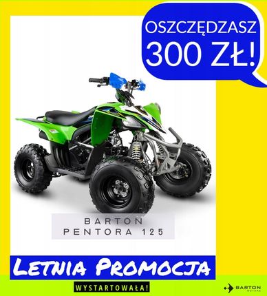 Quad Barton Pentora 125 GLIWICE Opinie i ceny na