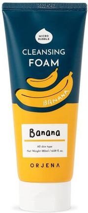 Orjena Bananowa Pianka Do Mycia Twarzy Cleansing Foam Banana 180Ml