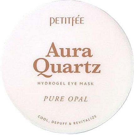 Petitfee & Koelf Hydrożelowe Płatki Pod Oczy Z Proteinami Perłowymi I Pudrem Opalowym Petitfee&Koelf Aura Quartz Hydrogel Eye Mask Pure Opal 40 Szt.
