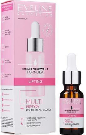 Eveline Cosmetics Skoncentrowane Serum Liftingujące Do Twarzy Z Multipeptydami I Koloidalnym Złotem Lifting Concentrate 18Ml