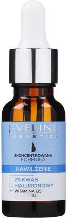 Eveline Cosmetics Skoncentrowane Serum Nawilżające Do Twarzy Z Kwasem Hialuronowym 18Ml
