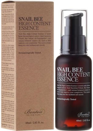 Benton Esencja Do Twarzy Z Dużym Stężeniem Śluzu Ślimaka I Pszczelego Jadu Snail Bee High Content Essence 100 ml
