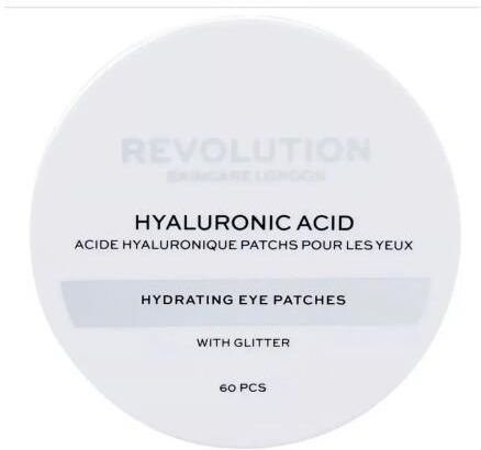 Revolution Skincare Brokatowe Płatki Hydrożelowe Hyaluronic Acid Hydrating Eye Patches With Glitter 60 Szt.