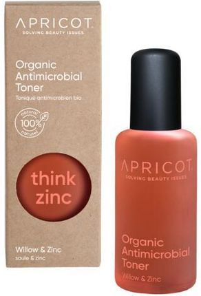 Apricot Antybakteryjny Tonik Do Twarzy Think Zinc Organic Antimicrobial Toner 100 Ml