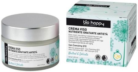 Krem Bio Happy Z Koenzymem Q10 Neutral & Delicate Nourishing Moisturizing Anti-Age Face Cream na dzień i noc 50ml