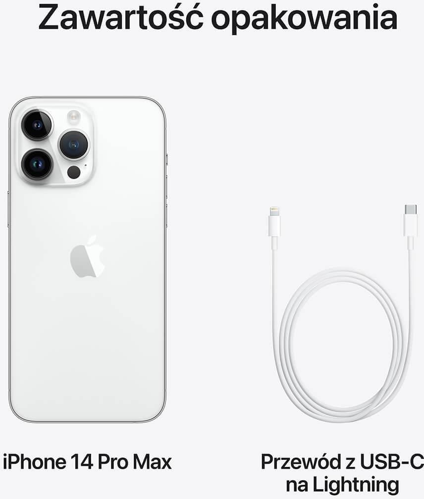 Apple iPhone 14 Pro Max 1TB Srebrny - Cena, opinie na Ceneo.pl
