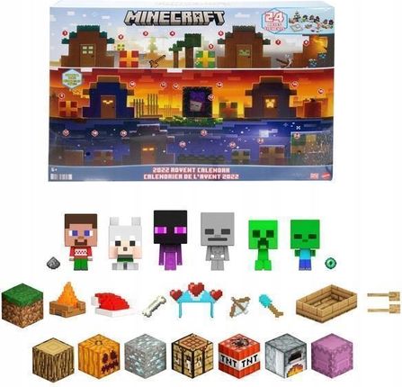 Mattel Minecraft Kalendarz Adwentowy 24 Figurki HHT64