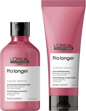 L'Oreal Professionnel Pro Longer zestaw pogrubiający końce włosów szampon 300ml, odżywka 200ml