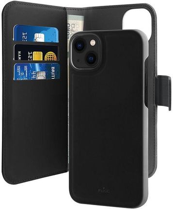 Puro Wallet Detachable Etui 2W1 Iphone 14 Plus Czarny (IPC1467BOOKC3BLK)