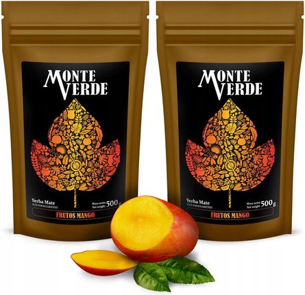 Yerba Mate Monte Verde Frutos Mango 1Kg Despalada