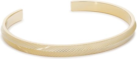Bransoletka FOSSIL - Linear Texture JF04117710 Gold