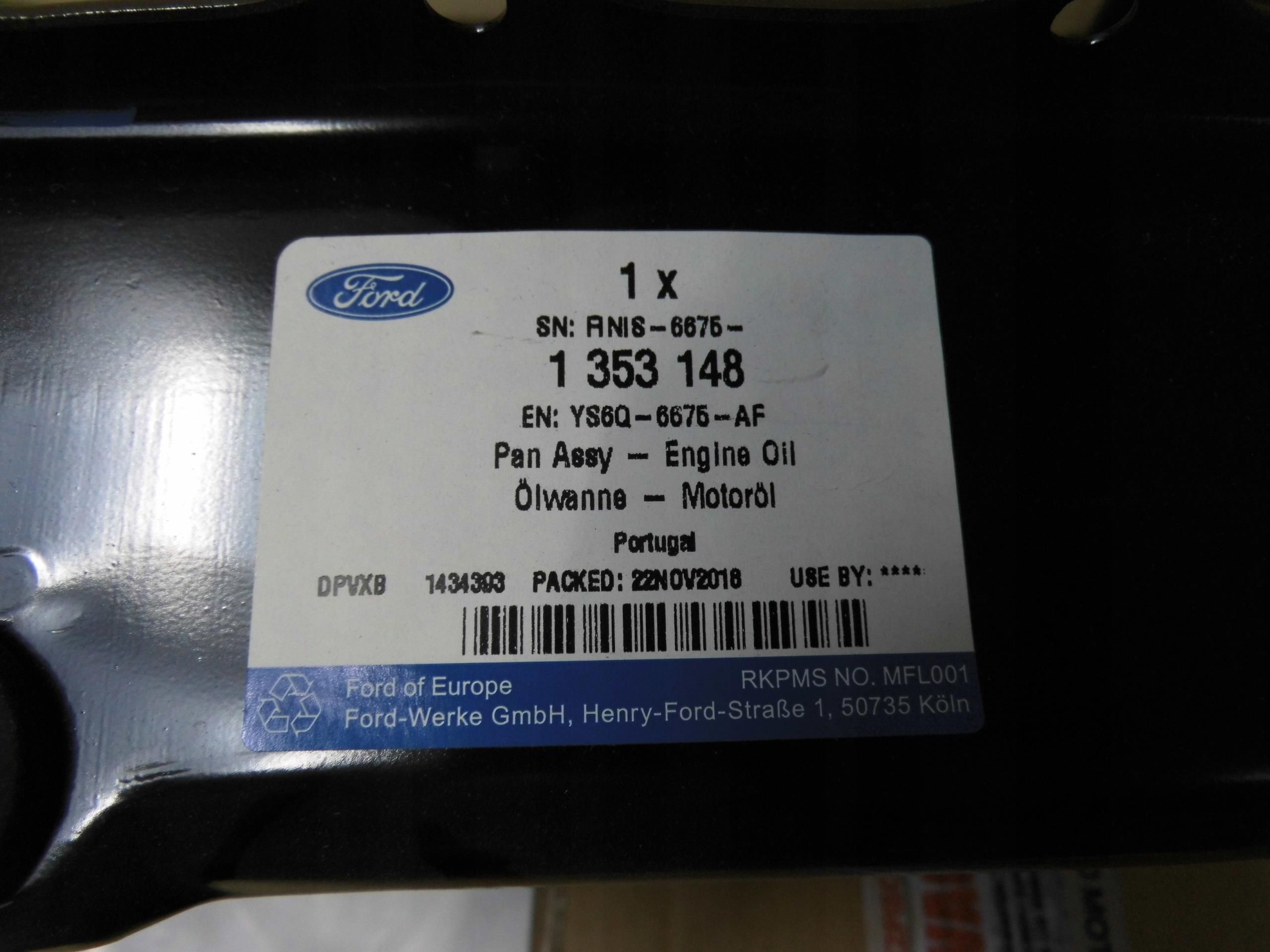 TPUK Engine Oil Sump Pan For Ford Focus Smax Galaxy 1.6 Tdci 2006+ 1342630