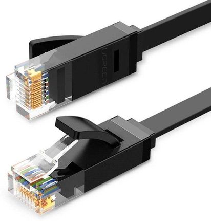 Płaski kabel sieciowy UGREEN Ethernet RJ45, Cat.6, UTP, 5m (czarny)