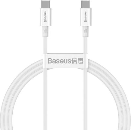 Kabel USB-C do USB-C Baseus Superior Series, 100W, 1m (biały)