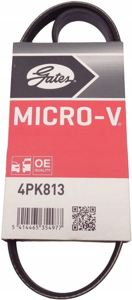 Cinghia Micro-V GATES 4PK840 - Per Ricambi Auto, Alta Flessibilità E Durata - Foto 7