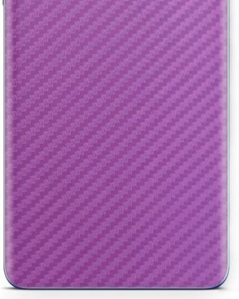 Apgo Folia Naklejka Skórka Strukturalna Na Tył Do Xiaomi 12S Pro - Carbon Fioletowy Skins (CARFIAPGO007558TY)