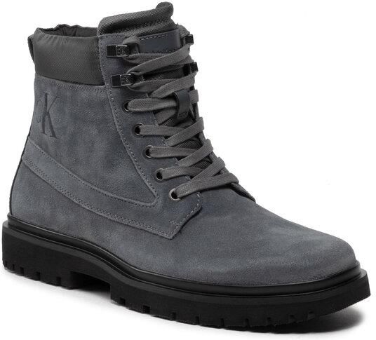 calvin klein lug mid lace up boot