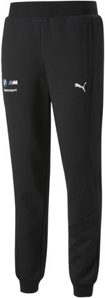 Męskie Spodnie PUMA BMW MMS SWEAT PANTS, CC COTTON BLACK 53586601 – Czarny