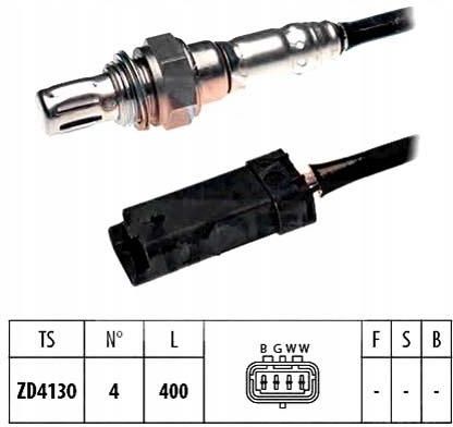 Facet 10.7750 Sonda Lambda Per Mini Cooper (R50, R52, R53) - 4 Conduttori - Riscaldata - 4