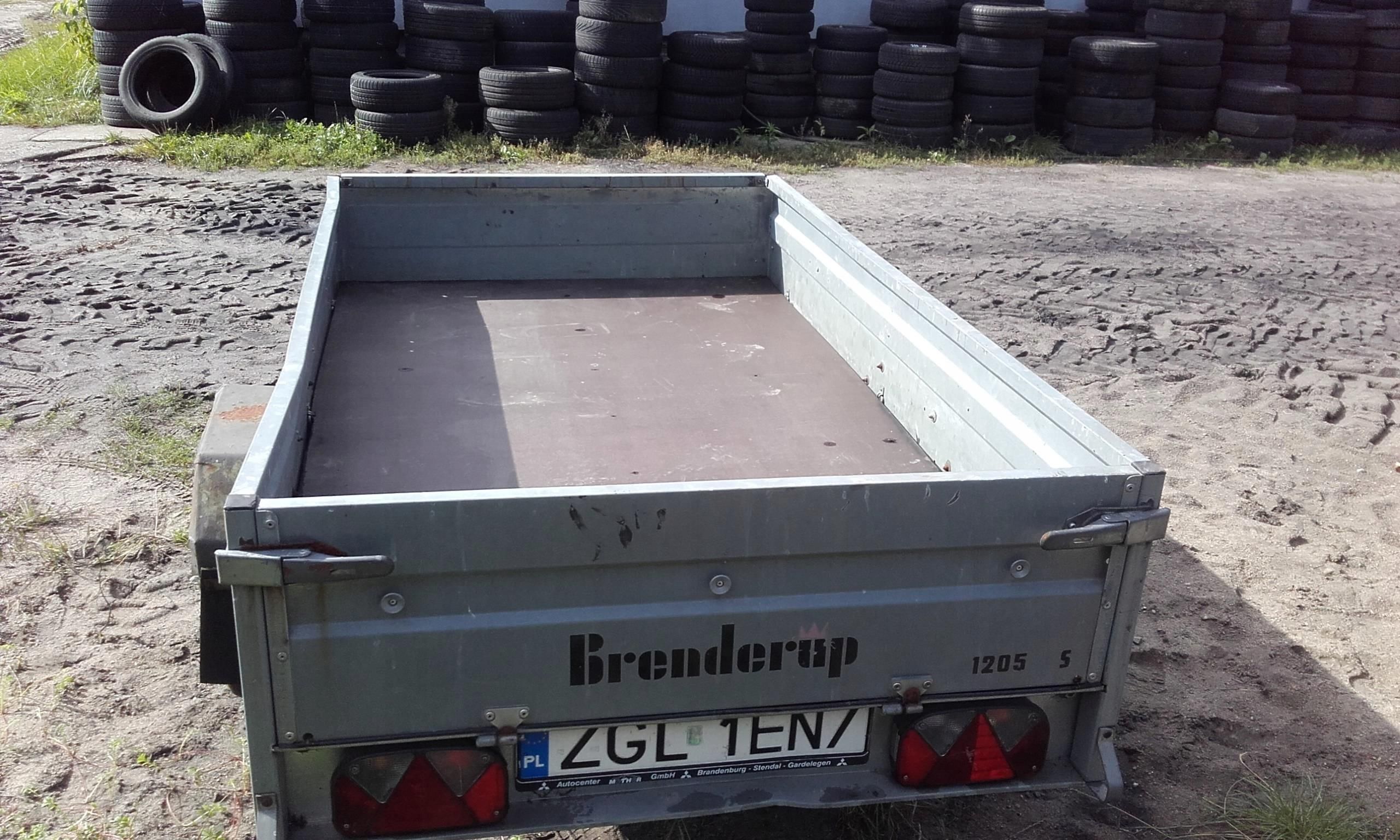 przyczepka samochodowa brenderup 2007r 460 kg