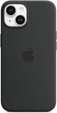 Apple iPhone 14 Silicone Case with MagSafe midnight 