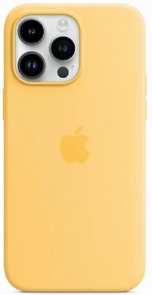Apple iPhone 14 Pro Max Silicone Case with MagSafe sunglow (MPU03ZMA)