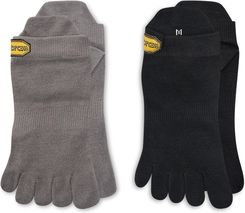 Zdjęcie Zestaw 2 par stopek unisex VIBRAM FIVEFINGERS - Pack Sock S15N23P No Show Black/Grey - Boguchwała