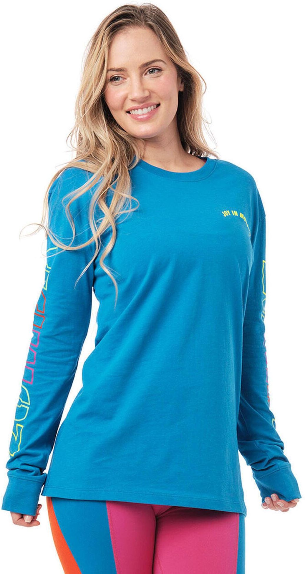 Zumba Wear Koszulka Do Fitnessu Damska In Motion Niebieski Ceny i