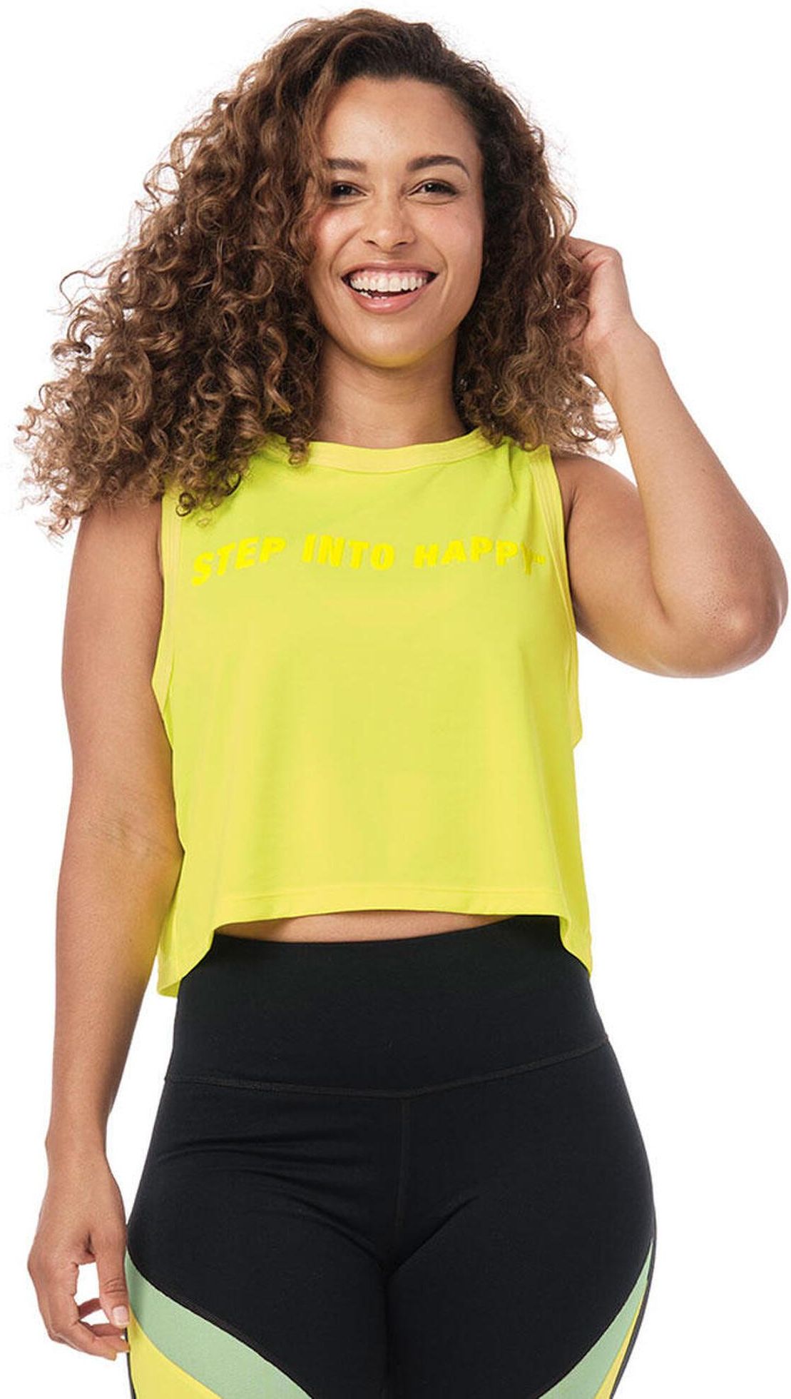 Zumba Wear Koszulka Do Fitnessu Damska In Motion Żółty Ceny i opinie